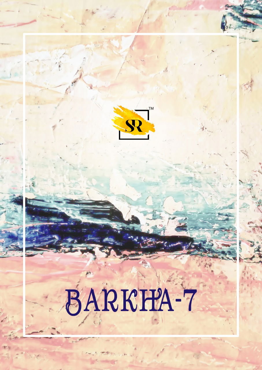 Sr Barkha 7 Mul Mul Cotton Fancy Casual Wear Saree Collection